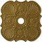 Ekena Millwork Flower Ceiling Medallion (Fits Canopies up to 6 1/4"), Hand-Painted Gold, 29"OD x 3 5/8"ID x 1 3/8"P CM29FWGLS - alternate 1